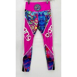 Bang Revolution Leggings Womens World Tour Fuel Your Destiny Multicolor XS